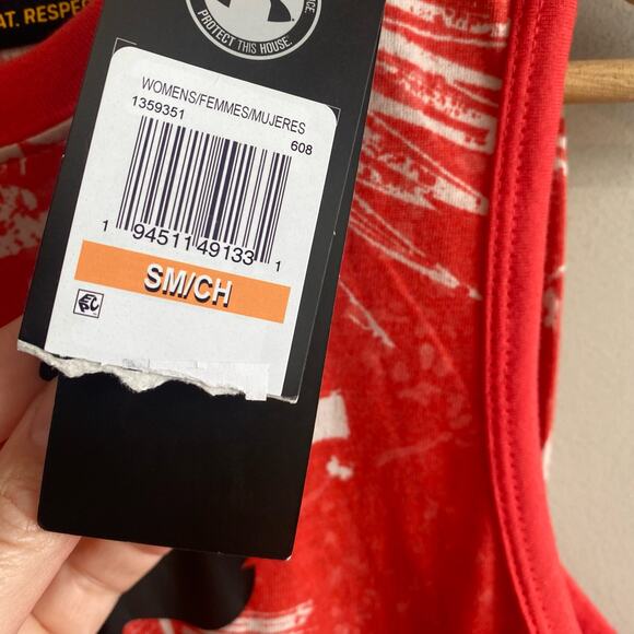 Under Armour Project Rock Aloha Camo Tank Versa Red S - Picture 7 of 12